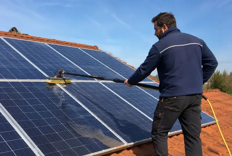 Nettoyage et entretien de panneaux solaires à Puyvert