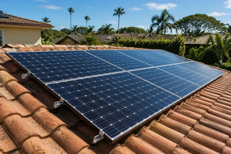 Installation de panneaux solaires à Puyvert